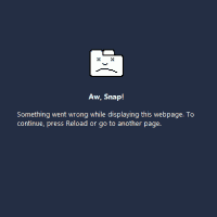 Aw, Snap! Found a silly bug in Google Chrome