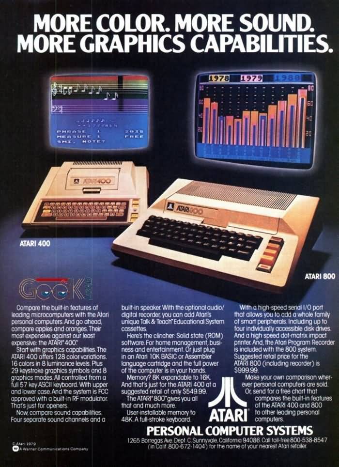 Advertisements from the Past – Atari  Personal Computer Systems