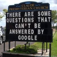 There are some questions that can't be answered by Google.