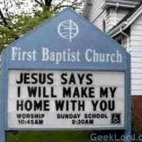 Jesus says I will make my Home with you.