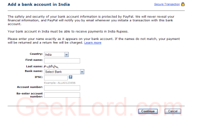 Now directly withdraw Paypal funds to Indian Bank Accounts